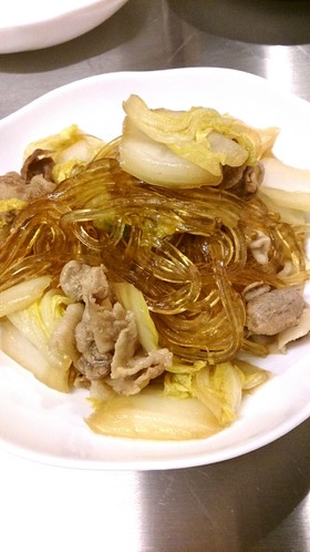 話題入り☆白菜とくずきりの中華風